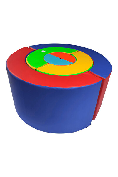 vega çocuk Büyük Dairesel Sünger Blok Seti - Soft Tünel Oyun Seti