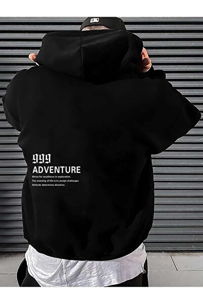 donamod Серия Coko Manfinity Hypemode Слоган Графичен качулат суитшърт с качу...