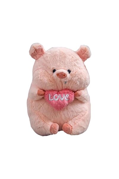 onestophube LOVE Kalpli Yumuşacık Peluş domuz Oyuncak Sevimli Uyku Arkadaşı 5...