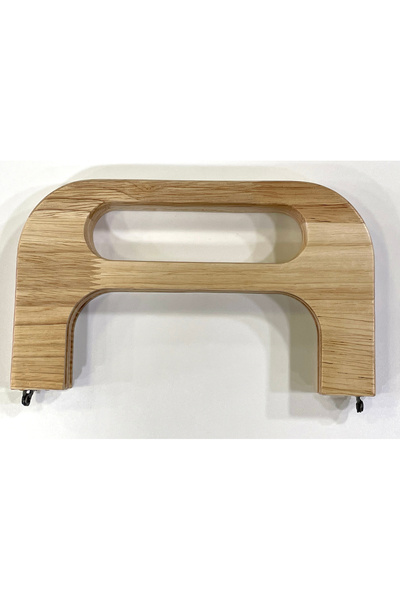 MasKEY حقيبة خشبية بيضاوية الشكل ذات زوايا