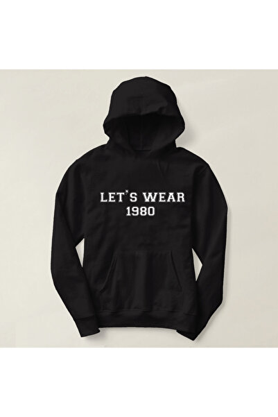 donamod سويت شيرت بغطاء للرأس للجنسين - Let's Wear 1980