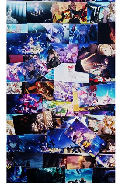 Atölye Moonlit Honkai Star Rail Sticker Seti HSR Sticker Paketi (54 adet - he...