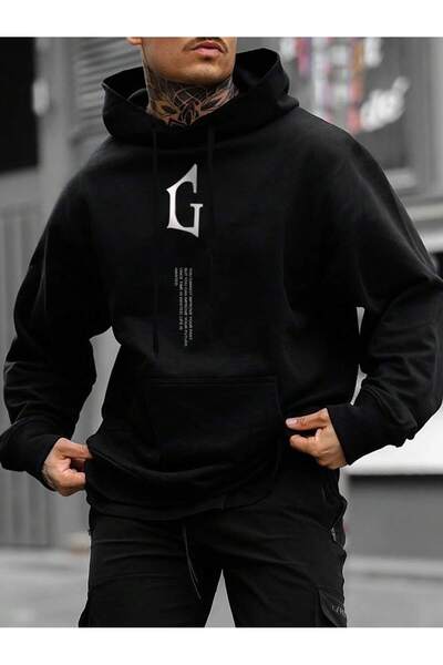 donamod سترة بغطاء للرأس من سلسلة كوكو مانفينيتي هوم بشعار جرافيك كانجارو للجيب