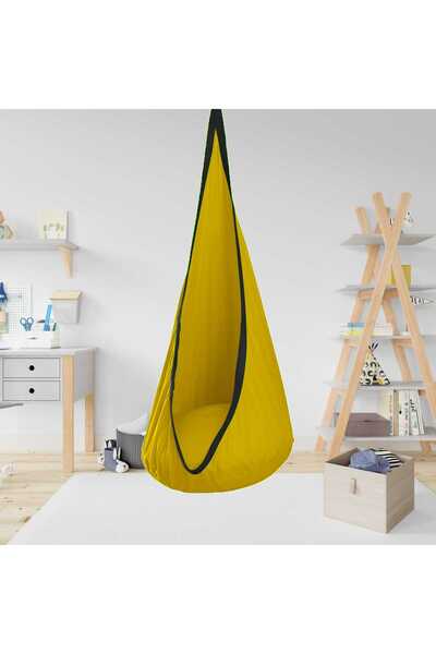 vega çocuk Kanguru Salıncak - Ev Tipi Yetişkin ve Çocuk Salıncağı - Sarı
