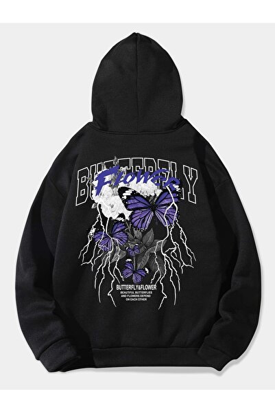 donamod Hanorac cu șnur din seria Coko ROMWE Street Life Guys cu imprimeu de ...