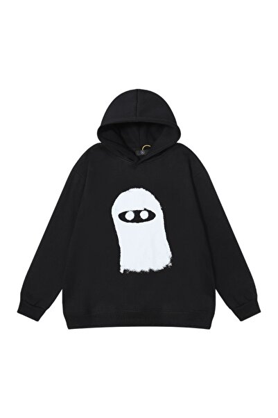 donamod Păpușă cu mască neagră pentru bărbați cu imprimeu supradimensionat cu...