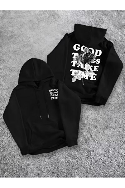 BOHEMGİYİM Φούτερ με κουκούλα Unisex με στάμπα