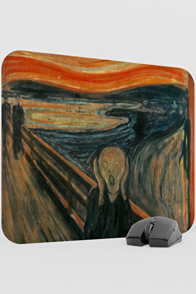 mousepad bastir The Scream Painting the Scream Edvard Munch V2 48X40 XL Gamin...