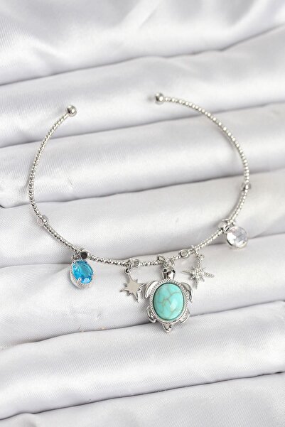 Inure Jewelry سوار كاريتا كاريتا النسائي ذو اللون الفضي الساحر