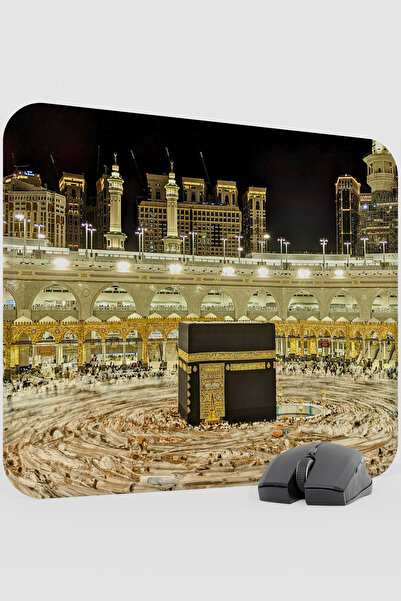 mousepad bastir Kabe-I Şerif Mecca Mescid-I Haram V1 48X40 XL Gaming Rubber N...
