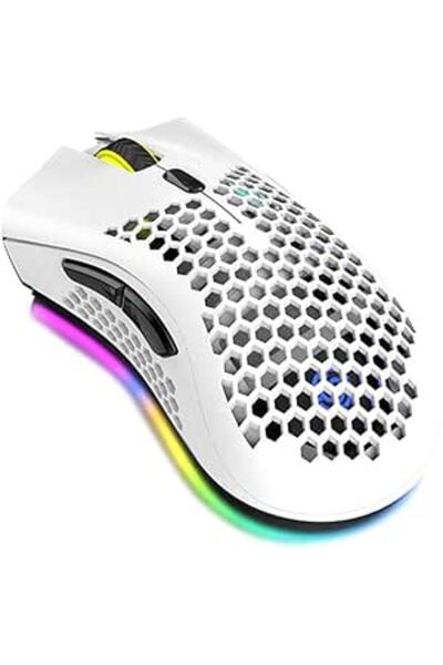 EACAM Wireless Gaming Mouse 2.4G Rechargeable - RGB Light Effect