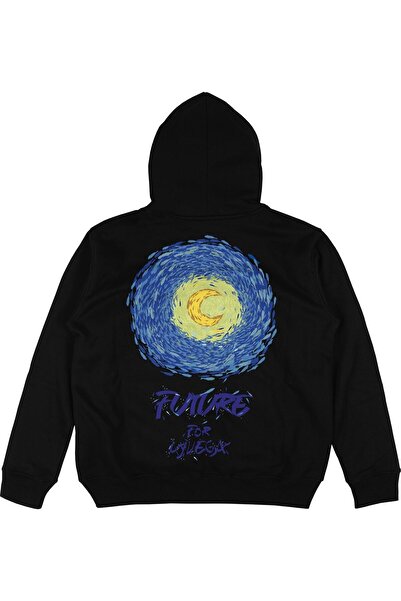 donamod Hanorac Future For supradimensionat Unisex cu glugă Swea tricou