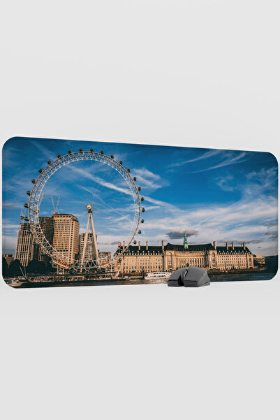 mousepad bastir London Londra England 2 V5 90X40 XXL Gaming Rubber Non-Slip B...