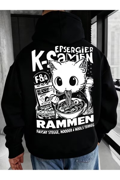 LAND MODA - سترة نسائية مطبوع هوديز قماش مضغوط (قطن من الداخل)