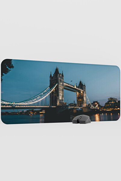 mousepad bastir London Londra England 2 V4 90X40 XXL Gaming Rubber Non-Slip B...