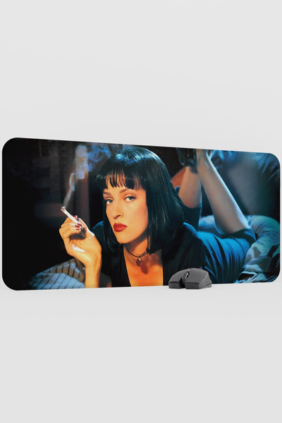 mousepad bastir Pulp Fiction Cheap Novel Tarantino V1 90X40 XXL Gaming Rubber...