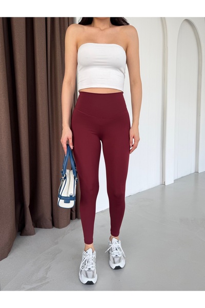 Sporza SZ 2012 BORDO TAYT عالي الخصر، يبرز انحناءات الجسم ومرن