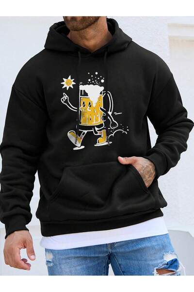 donamod Hanorac cu șnur din seria Coko, cu grafică de desene animate, cu buzu...