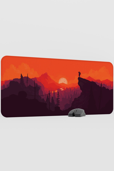mousepad bastir Digital Mountain V2 90X40 XXL Gaming Rubber Non-Slip Base Mou...