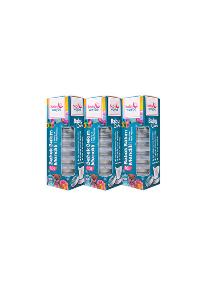 MATMEL 3 عبوات مناديل مبللة للعناية بالأطفال والتنظيف والنظافة 30 × 4.5 مل بح...