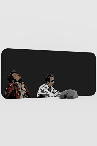 mousepad bastir Fight Club Movie V5 70X30 XL Gaming Rubber Non-Slip Base Mous...