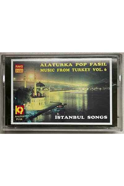 Kalite Plak Alaturka pop fasıl music from turkey vol 6 cassette