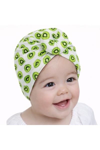 Pure Boutique Caciulita tip turban - Kiwi fruits