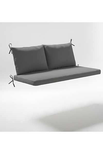 SLLER Premium Bahçe Mobilyası Minderi 120 cm - 10 cm Konfor Seti - Çıkarılabi...