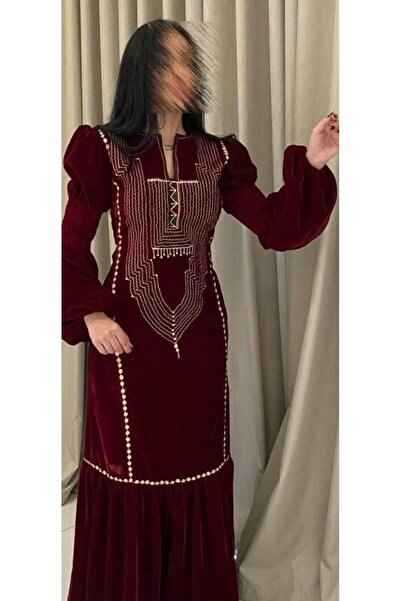 Mira جلابيه عسيري جميله ورائعه الخامه كرب استريتش تطريز كوبيوتر راقي جدا