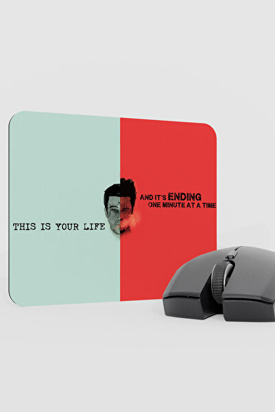 mousepad bastir Fight Club Movie V2 22X18 Gaming Rubber Non-Slip Base Mouse P...