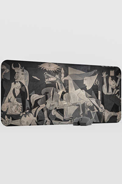 mousepad bastir Guernica Tablo Pablo Picasso V2 90X40 XXL Gaming Rubber Non-S...
