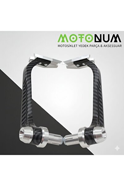 Motonum Cf Moto 450 Nk Manet Koruma Karbon Desenli-Gri Detaylı-Mkm02746