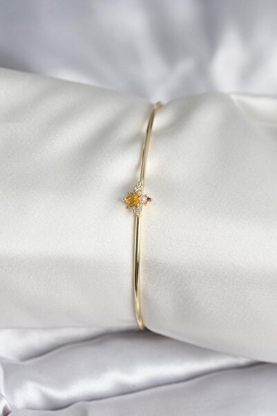 Inure Jewelry Gold Color Brass Women's Bracelet with Fly Figure