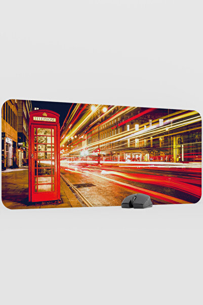 mousepad bastir London Londra England 2 V3 90X40 XXL Gaming Rubber Non-Slip B...