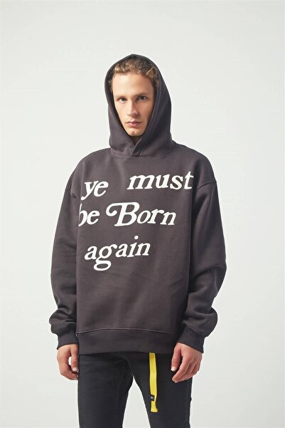 donamod سويت شيرت كبير الحجم من Again باللون الداكن Tr30023 TR30023