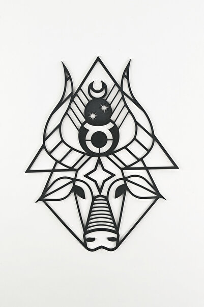 ChillOutlet Decorațiune de perete PVC Taur 30×24 cm