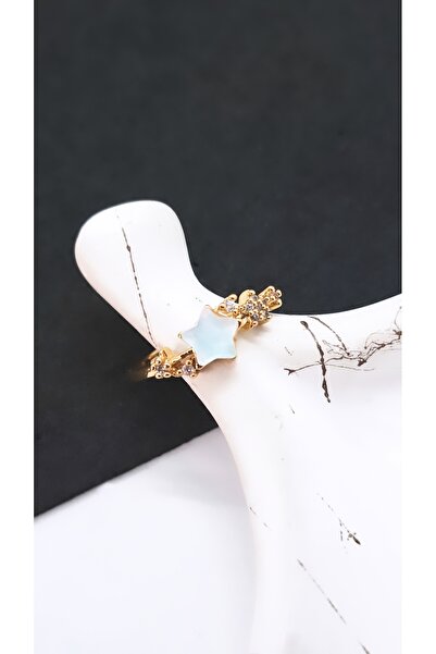 Serenity Zircon Stone Minimalist Steel Plated Ring