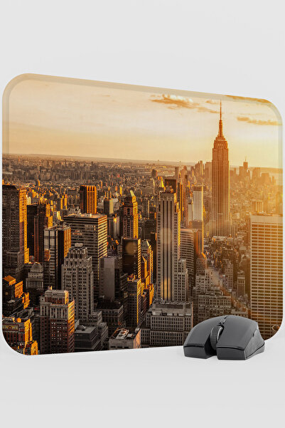 mousepad bastir New York America V2 48X40 XL Gaming Rubber Non-Slip Base Mous...