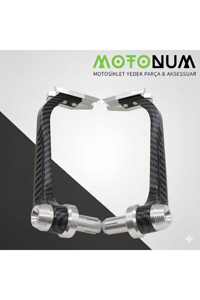 Motonum Rks Freccia 150 Manet Koruma Karbon Desenli-Gri Detaylı-Mkm02643