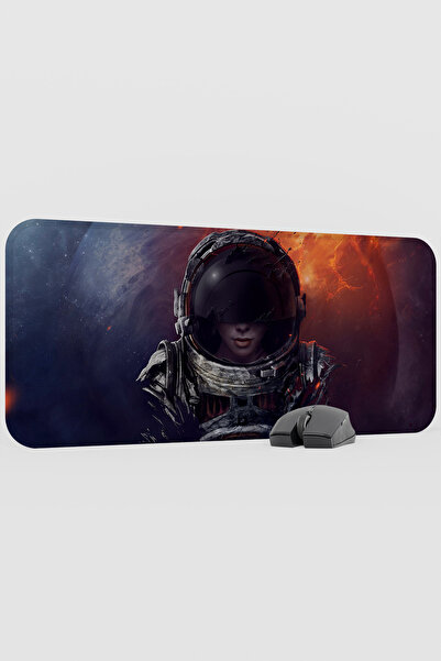 mousepad bastir Astronaut V1 70X30 XL Gaming Rubber Non-Slip Base Mouse Pad M...