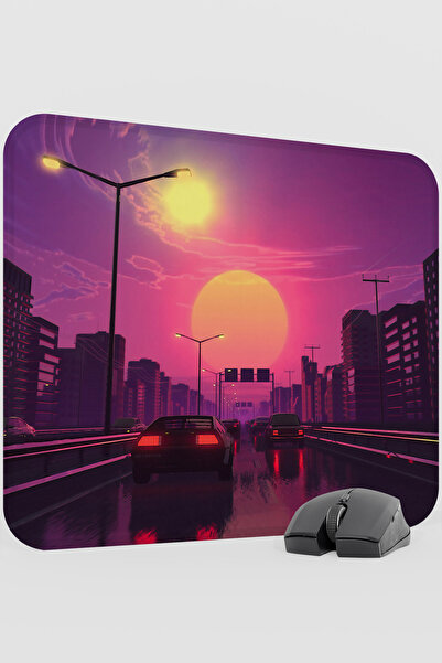 mousepad bastir Digital Art Sunset Sunset V3 48X40 XL Gaming Rubber Non-Slip ...