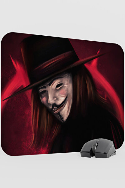 mousepad bastir V for Vendetta V1 48X40 XL Gaming Rubber Non-Slip Base Mouse ...