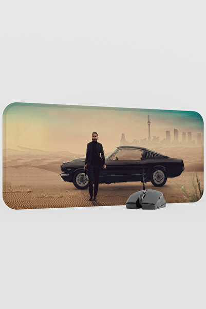 mousepad bastir John Wick V5 70X30 XL Gaming Rubber Non-Slip Base Mouse Pad M...