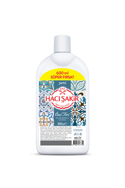 Hacı Şakir Sıvı Sabun Lavanta Özel Seri 600 ml