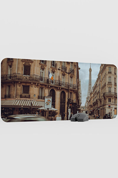 mousepad bastir Paris Streets France Paris Street V5 90X40 XXL Gaming Rubber ...