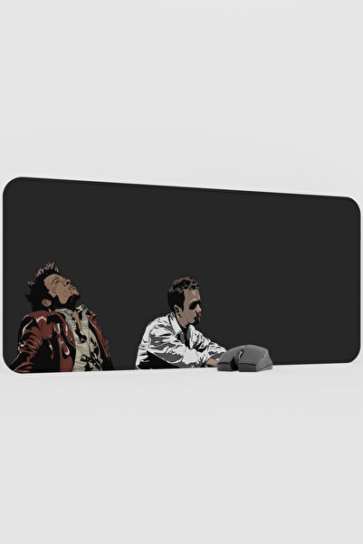 mousepad bastir لوحة ماوس من الفيلم Fight Club V5 مقاس 90×40 XXL للألعاب مع ق...