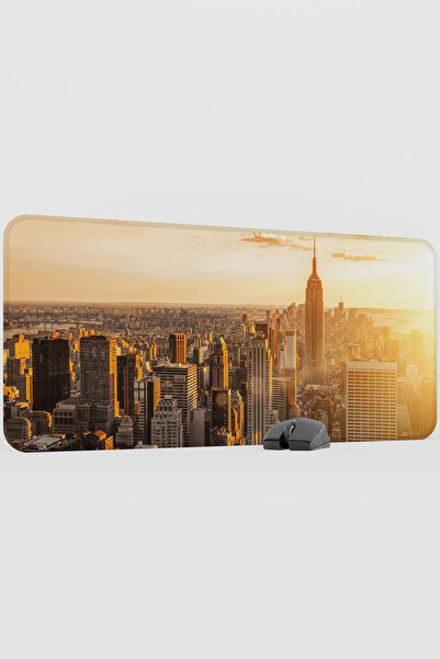 mousepad bastir New York America V2 90X40 XXL Gaming Rubber Non-Slip Base Mou...