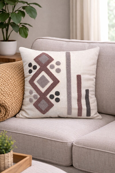 metin tekstil Husă decorativă pentru pernă de 43x43 cu 2 perforații