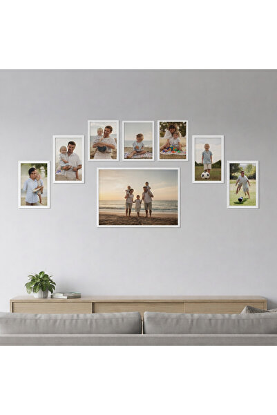 Aura Mia Store Set 8 Bucăți – Fotografii Personalizate cu Ramă, Design Diferi...