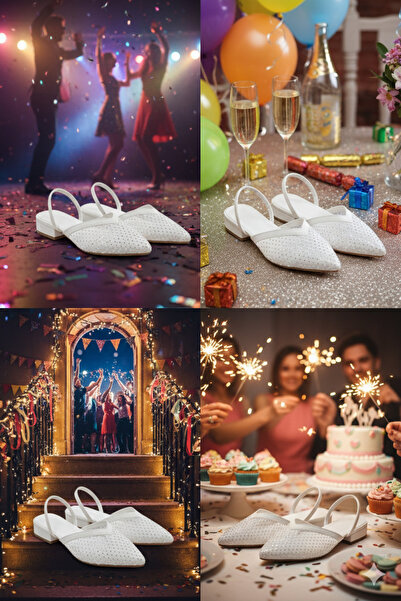 CICIKIZ Star, Mesh Lace Top with Stone Embroidery and Back Elastic Detail